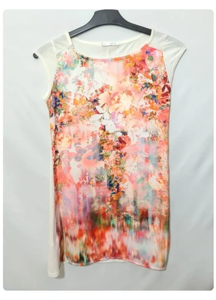 Tunique Promod fleurie multicolore taille 34, merk: Promod, staat: Heel goed, maat: XS / 34 / 6, € 2,00, € 2,80 inclusief Kopersbescherming