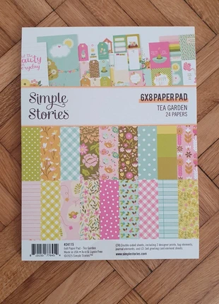 Simple Stories Tea Garden 6x8 Pad, brand: Simple Stories, condition: New, £7.50, £8.58 includes Buyer Protection