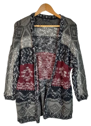 TopShop Women Multicolour Long Sleeves Front Pocket Knitted Cardigan Size Uk 8, brand: Topshop, condition: Good, size: S / UK 8-10, £5.99, £6.99 includes Buyer Protection