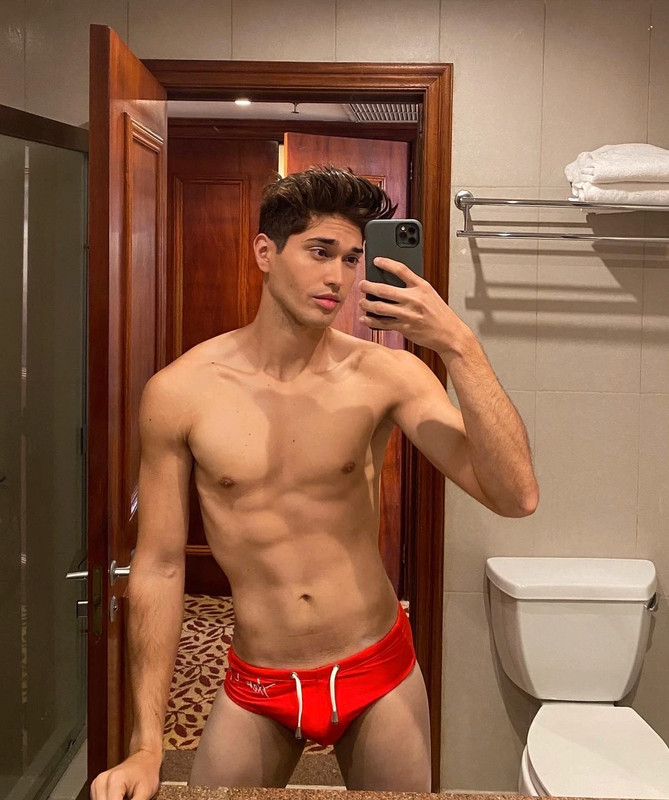 Red Yxer Garcia swimwear 1