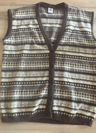 Gilet sans manches vintage marron beige, zustand: Sehr gut, größe: XL / 42 / 14, 5,00 €, 5,95 € inklusive Vinted-Käuferschutz