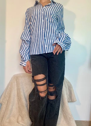 Chemise rayée manches bouffantes ,taille s, lft, brand: lft, condition: Very good, size: S / 36 / 8, €5.00, €5.95 includes Buyer Protection