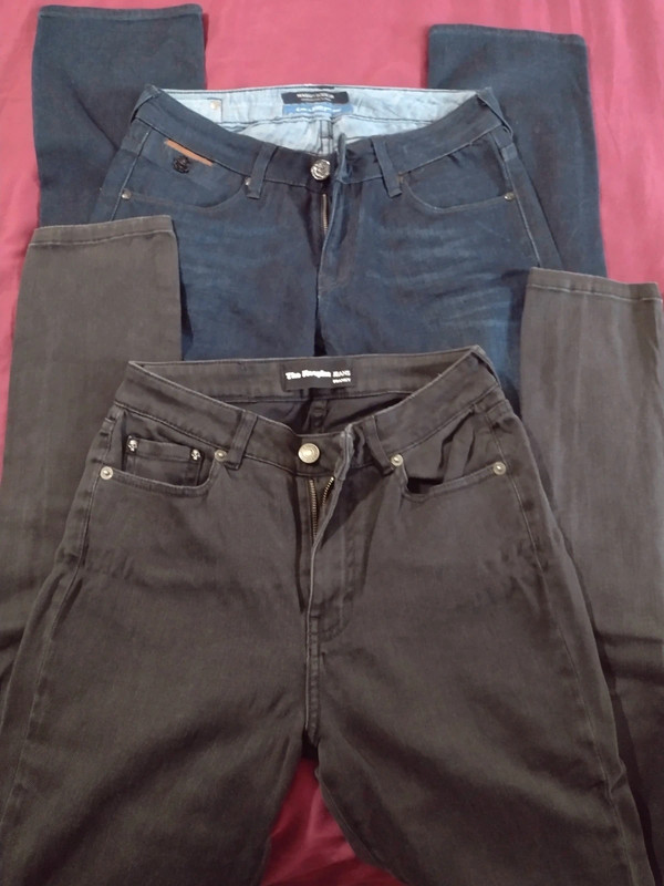 Lot de 2 jeans skinny taille 36