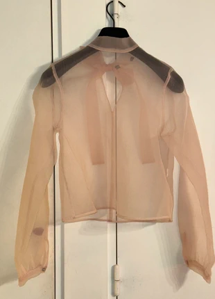 Chemisier transparent rose poudré, brand: 2nd street, condition: Very good, size: XS / 34 / 6, €20.00, €21.70 includes Buyer Protection