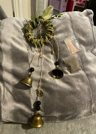 Vine Witch bells with Tiger eye crystal chips & protective salts, brand: witchy, condition: Very good, £7.00, £8.05 includes Buyer Protection