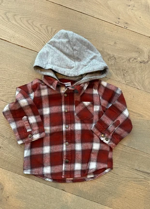 Flanel hemd, merk: Vertbaudet, staat: Heel goed, maat: 12-18 maanden / 80 cm, € 3,00, € 3,85 inclusief Kopersbescherming