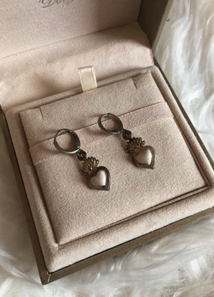 Orecchini argento cuore sacro vintage chic, marke: Vintage Chic, zustand: Sehr gut, 4,80 €, 5,74 € inklusive Vinted-Käuferschutz