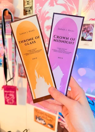 Waterproof boekenlegger set Throne of Glass & Crown of Midnight Sarah J Maas, marque: FairyLoot, état: Neuf sans étiquette, 3,50 €, 4,38 € Protection acheteurs incluse