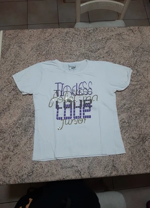T-shirt bianca, brand: follettina junior, condizioni: Ottime, taglia: 11 anni / 146 cm, €5.00, €5.95 include la Protezione acquisti