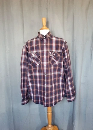 *Chemise à carreaux 100% coton River Woods Homme Large Tight Fit Taille L, marke: River Woods, zustand: Sehr gut, größe: L, 25,00 €, 26,95 € inklusive Vinted-Käuferschutz