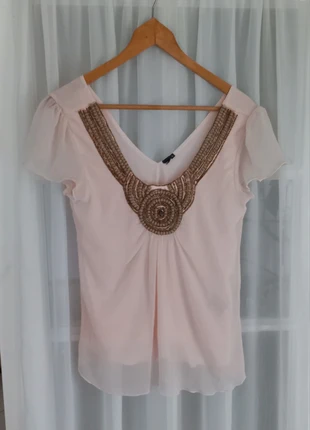 Voile blouse rose beans S, merk: heidi’s, staat: Heel goed, maat: S / 36 / 8, € 5,00, € 5,95 inclusief Kopersbescherming