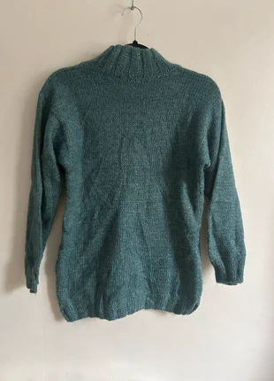 Mignon pull col roulé uni • en laine • bleu • 100% vintage • Taille S/36, marca: LAINE, estado: Muy bueno, tamaño: S / 36 / 8, 10,00 €, 11,20 € Protección al comprador incluida