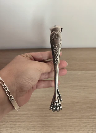 Pinces à sucre en métal argenté vintage, marke: Vintage, zustand: Sehr gut, 15,00 €, 16,45 € beinhaltet Vinted-Käuferschutz Pro