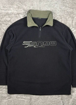 Vintage Identic Fleece Half-Zip Pullover – Black Snow Graphic, marque: Vintage Dressing, état: Très bon état, taille: XL, 19,00 €, 20,65 € Protection acheteurs incluse
