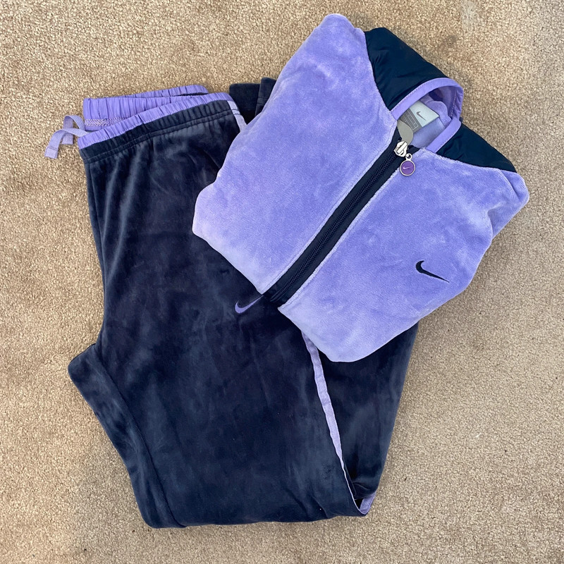 Mens nike sale velour tracksuit