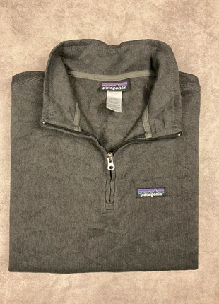 Pull Polaire 1/4 Zip Classic Patagonia gris anthracite en polyester taille M pour hommes, brand: Patagonia, condizioni: Ottime, taglia: M, €40.00, €42.70 include la Protezione acquisti