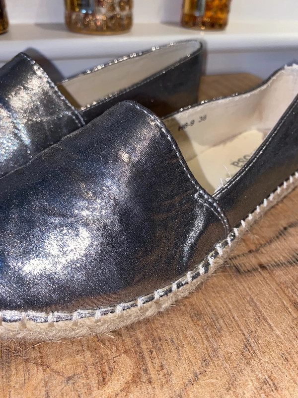 Espadrilles argentees Clarosa Vinted