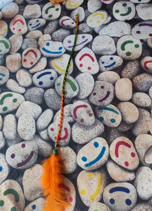 Ateba / Hair Wrap / Trenza de Hilo con pluma 🪶, marque: Handmade, état: Neuf avec étiquette, 12,00 €, 13,30 € Protection acheteurs incluse