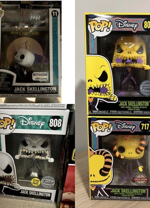 Pack funkos jack skellington, marca: Disney, estado: Bueno, tamaño: 12-18 meses / 80 cm, 68,00 €, 72,10 € Protección al comprador incluida