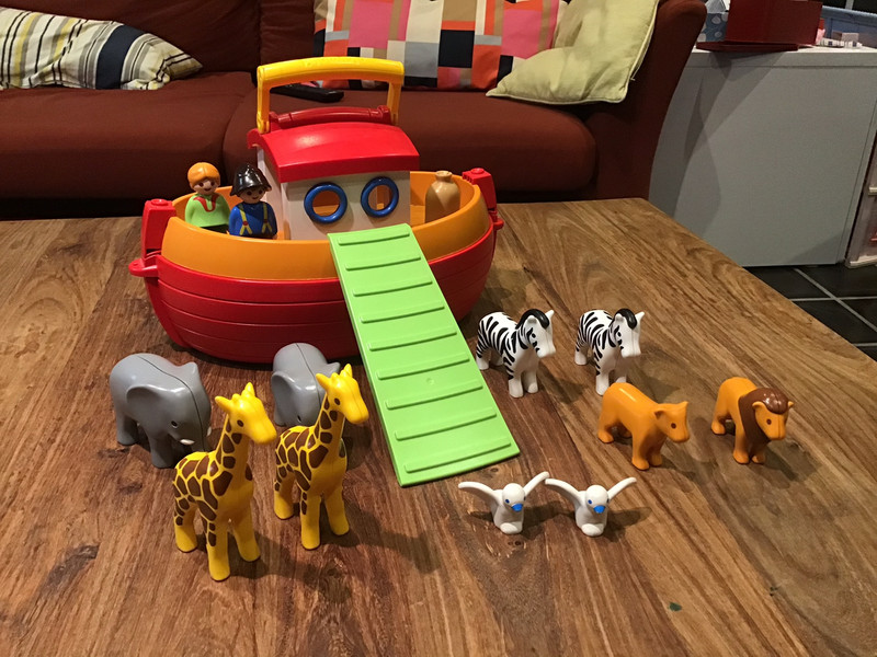 Playmobil - 6765 - 1.2.3 - Arche de Noé transportable