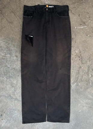 Pants Carhartt Workwear Distressed Sun Faded Black Size 33×34, marca: Carhartt, estado: Muy bueno, tamaño: W33 | ES 42, 99,00 €, 104,65 € Protección al comprador incluida