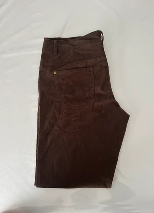 Pantalon en velours marron taille 46 – coupe droite, marque: In Extenso, état: Très bon état, taille: W46 | FR 56, 3,00 €, 3,85 € Protection acheteurs incluse