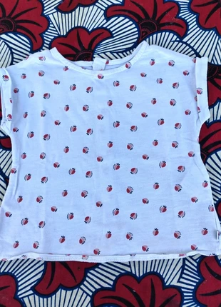 Tee shirt mc, marca: Obaïbi, estado: Muy bueno, tamaño: 3-6 meses / 62 cm, 1,00 €, 1,75 € Protección al comprador incluida