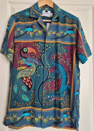 Topman Short-Sleeve Summer Shirt, Size Small, marque: Topshop, état: Neuf avec étiquette, taille: S, 12,00 €, 13,30 € Protection acheteurs incluse