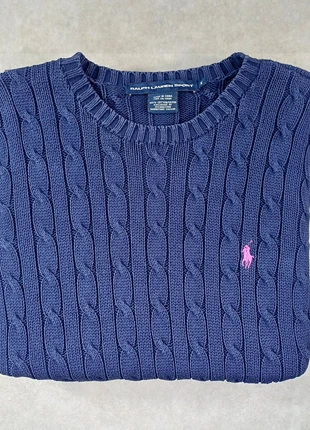 Pull Ralph Lauren torsadé Taille XL Couleur noir col rond logo brodé | homme |424, marca: Ralph Lauren, estado: Muito bom, tamanho: XL, €55.00, €58.45 inclui Proteção do Comprador
