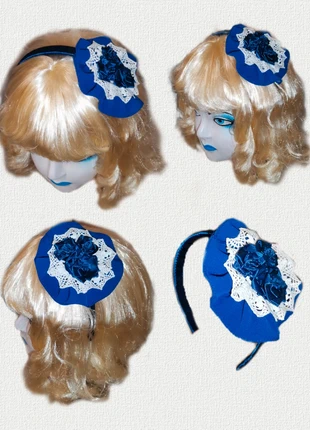 Roses tartine headband - blue×white, brand: ms.lacystar, condizioni: Nuovo con cartellino, €14.00, €15.40 include la Protezione acquisti