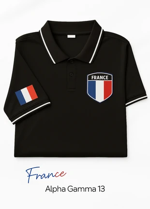 Polos respirants noir légèrement extensible motif Tricolore - Boutonnés, manches courtes, zustand: Neu, größe: XXL, 13,50 €, 14,88 € beinhaltet Vinted-Käuferschutz Pro