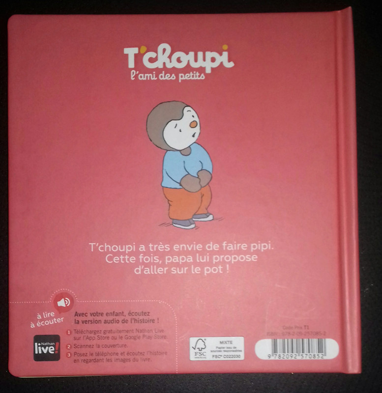 Set of 2 T'choupi Books by Thierry Courtin~5 Histoires & Livre Puzzle