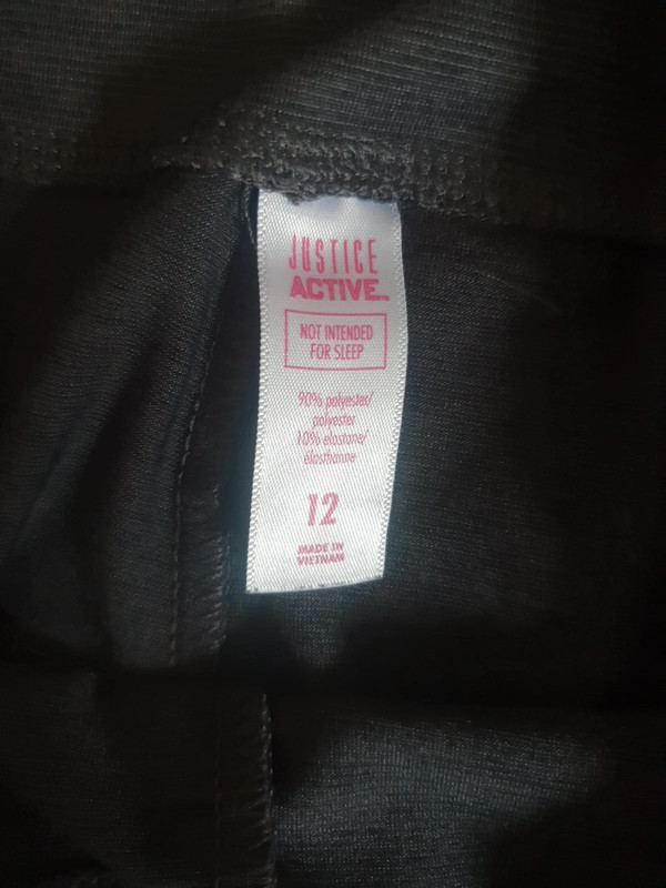 Justice cropped leggings- age 12 2
