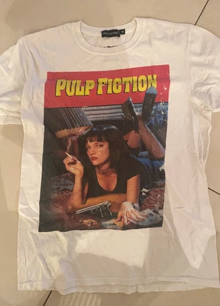 Pretty Little Thing size M Pulp Fiction t-shirt, brand: PrettyLittleThing, condition: Good, size: M, £1.00, £1.75 includes Buyer Protection