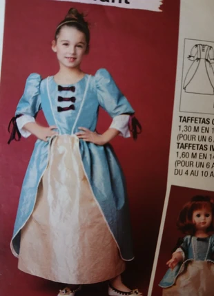 patron déguisement princesse, brand: modes et travaux, condition: Very good, size: 6 years / 116 cm, €2.00, €2.80 includes Buyer Protection