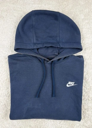 Sweat à capuche pull sweat-shirt Nike club fleece uni et brodé - M - bleu marine, marque: Nike, état: Très bon état, taille: M, 24,00 €, 25,90 € Protection acheteurs (Pro) incluse