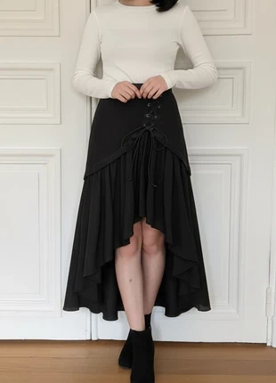 Jupe longue noire gothique taille s femme médiévale, marque: Histoire Noble, état: Très bon état, taille: S / 36 / 8, 37,90 €, 40,50 € Protection acheteurs incluse