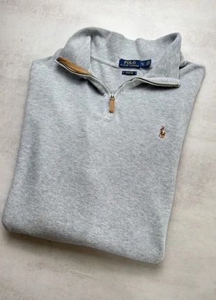 Pull 1-4 zip half zip gris Ralph Lauren Estate Rib Xl S248, brand: Ralph Lauren, condition: Very good, size: XL, €65.00, €68.95 includes Buyer Protection