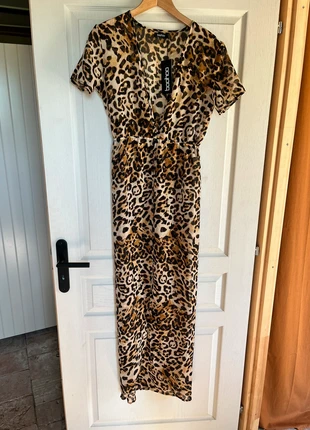 Strandjurk Boohoo leopard maat s, brand: Boohoo, condition: New with tags, size: S / 36 / 8, €12.95, €14.30 includes Buyer Protection