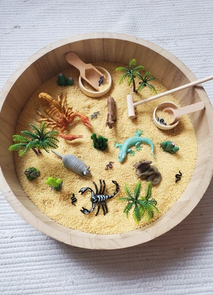 Kit de jeu de transvasement sensoriel le désert, marca: Montessori, estado: Muy bueno, tamaño: Talla única, 15,00 €, 16,45 € Protección al comprador incluida