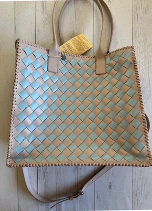 Sac à main sac bandoulière sac fourre tout dragon diffusion  bleu beige carreau traicer, merk: Dragon Diffusion, staat: Heel goed, € 147,00, € 155,05 inclusief Kopersbescherming