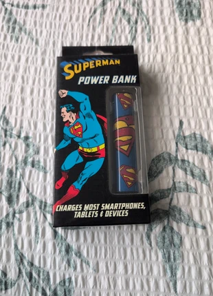 Superman power bank, brand: Superman, condition: New with tags, £5.00, £5.95 includes Buyer Protection