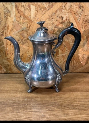 Cafetière ancienne en métal argenté – Orfèvrerie Boulenger XIXe – Style Louis XV – Argenté antique, marque: boulenger, état: Très bon état, 40,00 €, 42,70 € Protection acheteurs (Pro) incluse