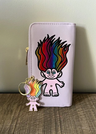 Porte-monnaie et porte-clés trolls, marque: Les Trolls, état: Neuf sans étiquette, 15,00 €, 16,45 € Protection acheteurs incluse
