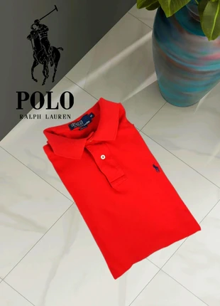 Polo Ralph Lauren rouge homme avec logo brodé bleu marine ( Taille M ), marca: Ralph Lauren, estado: Muy bueno, tamaño: M, 21,90 €, 23,70 € Protección al comprador incluida