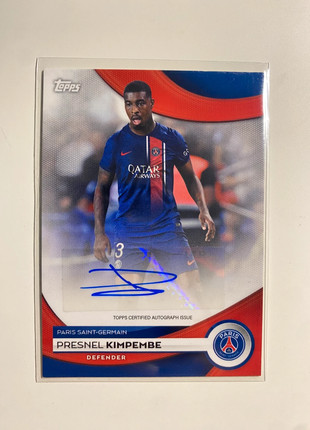 Topps 2023-24 Kimpembe Autographe, marke: Topps, zustand: Neu, 10,00 €, 11,20 € inklusive Vinted-Käuferschutz