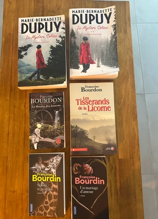 Lot 6 livres de 3 auteurs, staat: Goed, € 7,00, € 8,05 inclusief Kopersbescherming