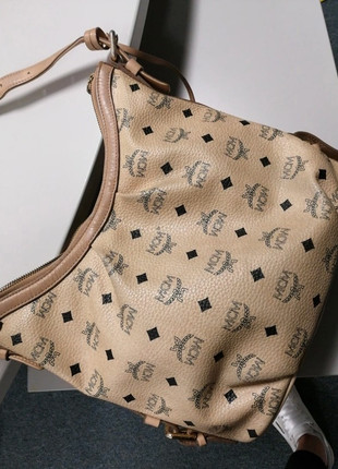 Original Mcm Crossbody Bad Hobo Bag schultertasche Umhangetasche creme beige Vinted