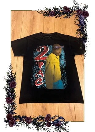 T-shirt noir 2Pac portrait rap vintage homme M, brand: Vintage Dressing, condition: Good, size: M, €9.50, €10.68 includes Buyer Protection