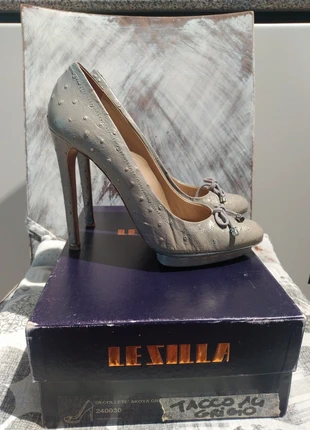 Décolleté Akoya Grigio Le Silla, marca: Le Silla, estado: Muito bom, tamanho: 39, €35.00, €37.45 inclui Proteção do Comprador
